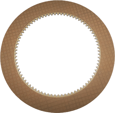 Brown paper friction disc