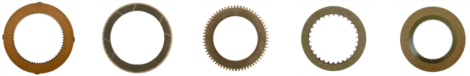 Range of friction disc styles